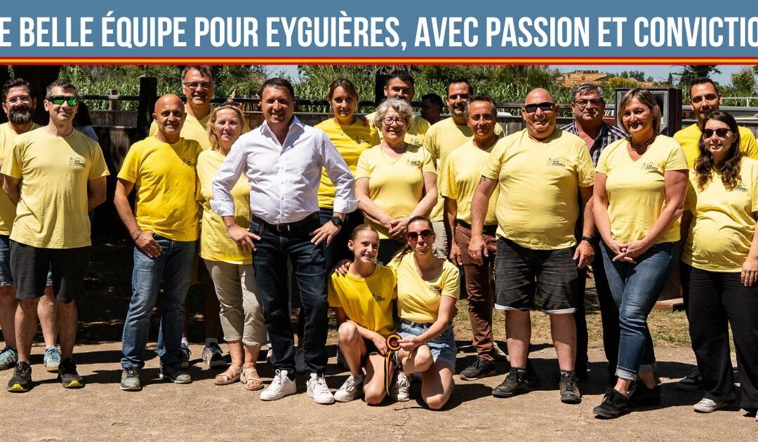 𝐔𝐧𝐞 𝐛𝐞𝐥𝐥𝐞 𝐞́𝐪𝐮𝐢𝐩𝐞 𝐩𝐨𝐮𝐫 𝐄𝐲𝐠𝐮𝐢𝐞̀𝐫𝐞𝐬, 𝐚𝐯𝐞𝐜 𝐩𝐚𝐬𝐬𝐢𝐨𝐧 𝐞𝐭 𝐜𝐨𝐧𝐯𝐢𝐜𝐭𝐢𝐨𝐧